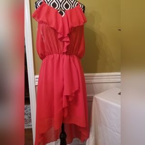 Woman's Red Cali Blue Dress/Beach Coverup